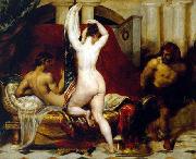 William Etty Candaules, King of Lydia, Shews his Wife by Stealth to Gyges Spain oil painting artist